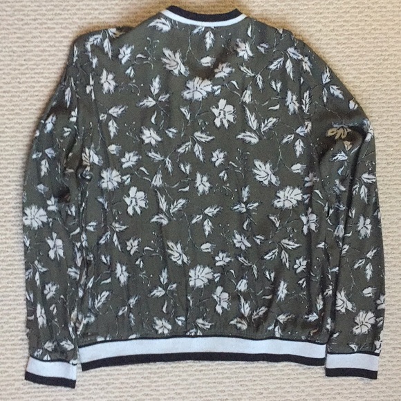 Light viscose bomber jacket - Picture 4 of 4